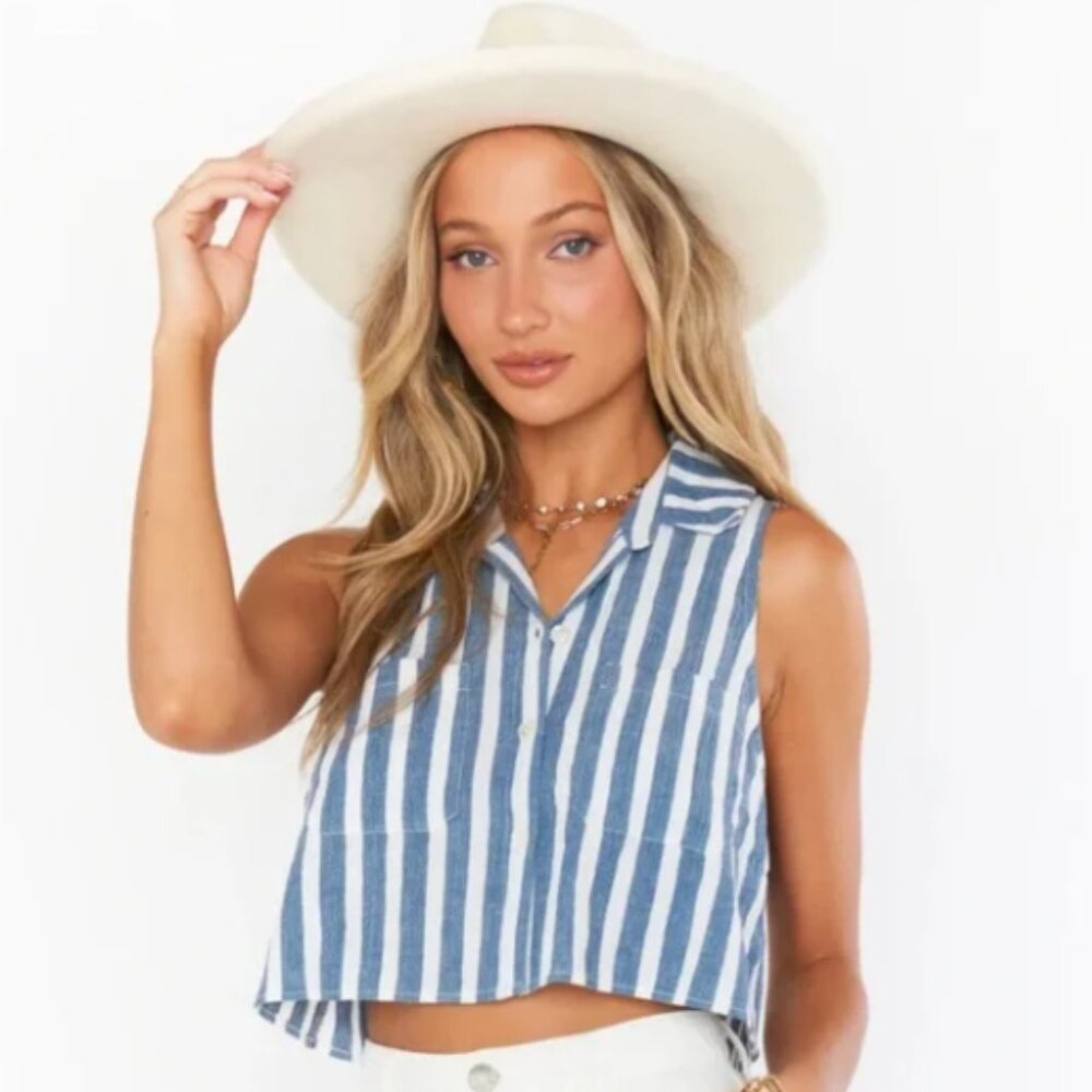 Show Me Your MuMu | Kurt Collared Top | Size L